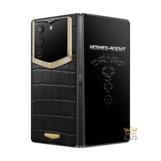 Vertu AlphaFold Bespoke Alligator Skin Gold & Diamond 1TB