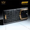 Điện thoại Vertu AlphaFold bản đen viền vàng 1TB