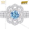 Bộ trang sức kim cương đính đá Topaz