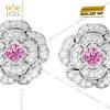 Bộ trang sức kim cương đính sapphire