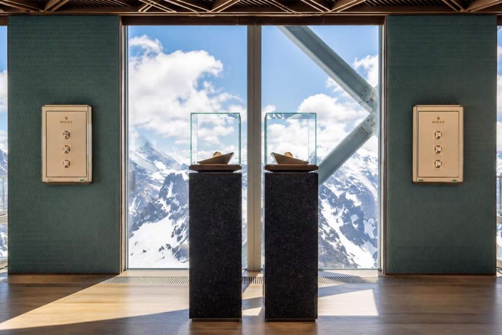 Cửa hàng Rolex trên núi Titlis