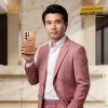 Điện thoại Samsung Galaxy S26 Ultra custom vàng hồng họa tiết rồng dập nổi