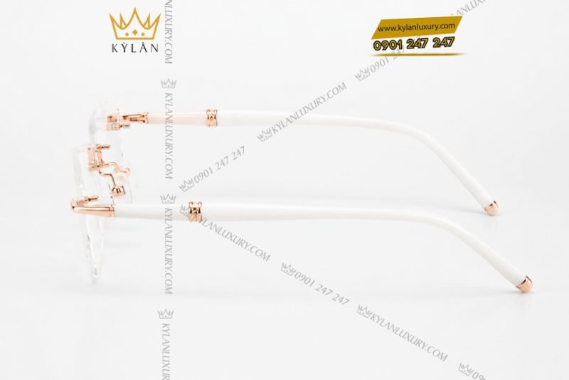 Mắt kính vàng hồng Au750