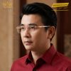 Mắt kính vàng hồng Au750