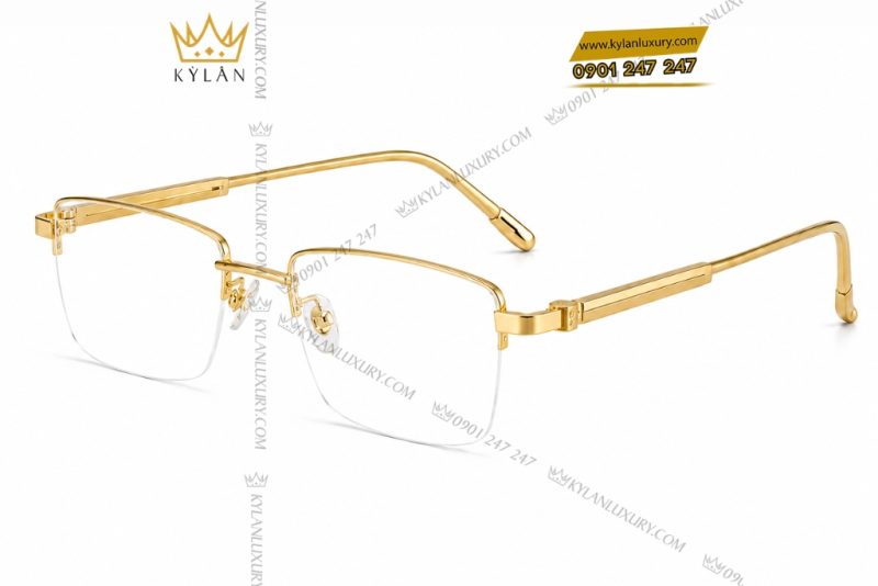 Mắt kính vàng vàng Au750