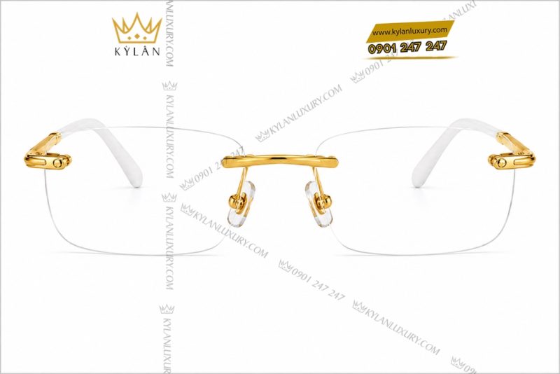 Mắt kính vàng vàng Au750
