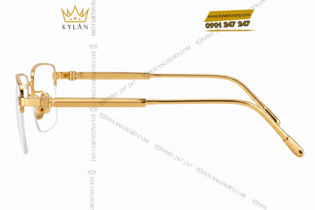 Mắt kính vàng vàng Au750 6 Mắt kính vàng vàng Au750