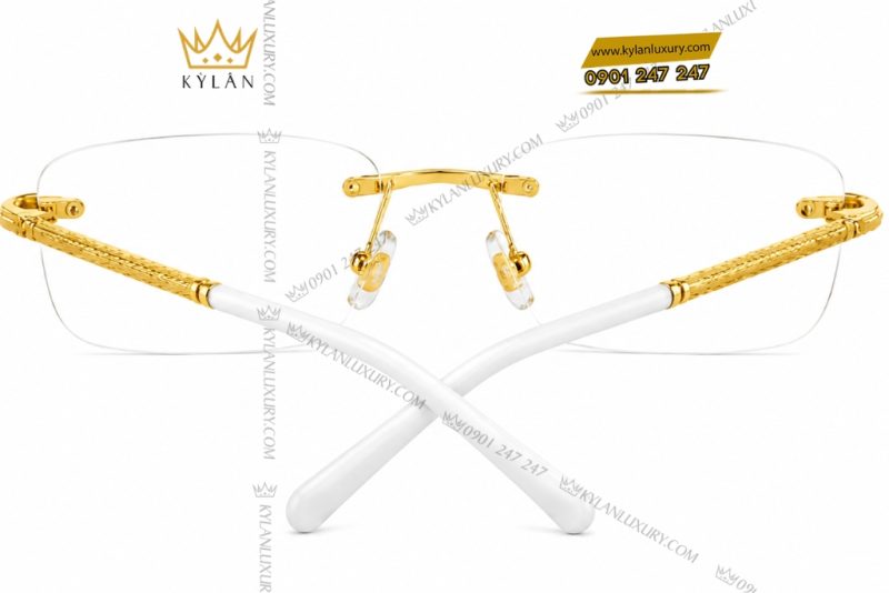 Mắt kính vàng vàng Au750