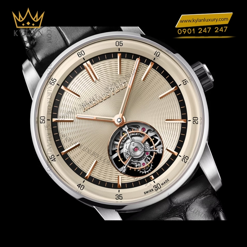Kỳ Lân Luxury audemars piguet code 11 59 selfwinding flying tourbillon 26396nb 3 Đồng hồ Audemars Piguet Code 11.59 Selfwinding Flying Tourbillon 26396NB