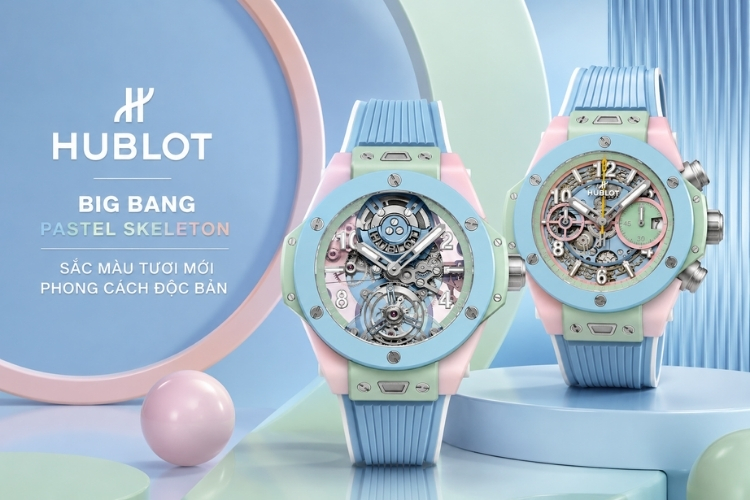 Kỳ Lân Luxury bo doi big bang summer multi colored ceramic 42mm 44mm 1 Hublot ra mắt bộ đôi Big Bang Summer Multi-Colored Ceramic – Sắc màu mùa hè trong thiết kế giới hạn