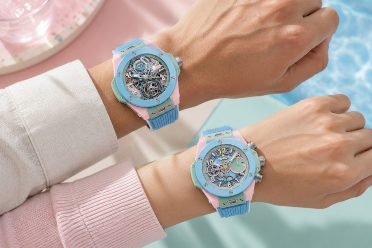 Kỳ Lân Luxury bo doi big bang summer multi colored ceramic 42mm 44mm 5 Hublot ra mắt bộ đôi Big Bang Summer Multi-Colored Ceramic – Sắc màu mùa hè trong thiết kế giới hạn