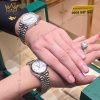 Cặp đôi Rolex Datejust mặt số xà cừ 126284RBR & 278274