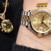Cặp đôi đồng hồ Rolex Datejust Champagne 126333 & 278273