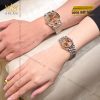 Cặp đôi Rolex Datejust demi vàng hồng chocolate 126331 & 278271