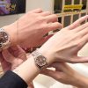 Cặp đôi Rolex Datejust demi vàng hồng chocolate 126331 & 278271