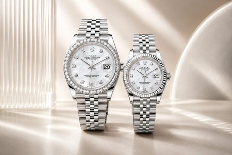 Kỳ Lân Luxury cap doi rolex datejust kham trai 126284rbr 278274 1 Cặp đôi Rolex Datejust khảm trai 126284RBR & 278274 – Bộ đôi được nhiều khách hàng lựa chọn tại Kỳ Lân
