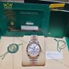 Cặp đôi Rolex Datejust demi vàng hồng xà cừ 126331 & 278271