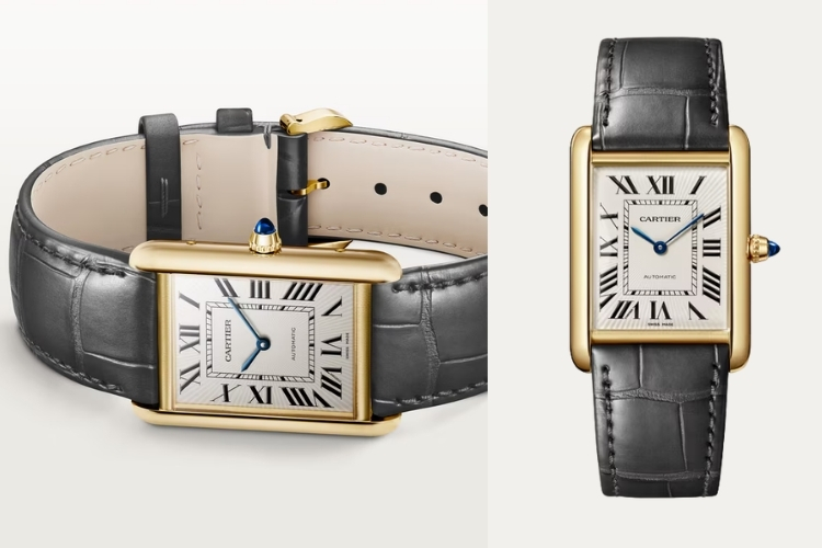 Kỳ Lân Luxury cartier tank thiet ke dong ho hinh chu nhat kinh dien 7 Cartier Tank – Một trong những thiết kế đồng hồ hình chữ nhật kinh điển nhất