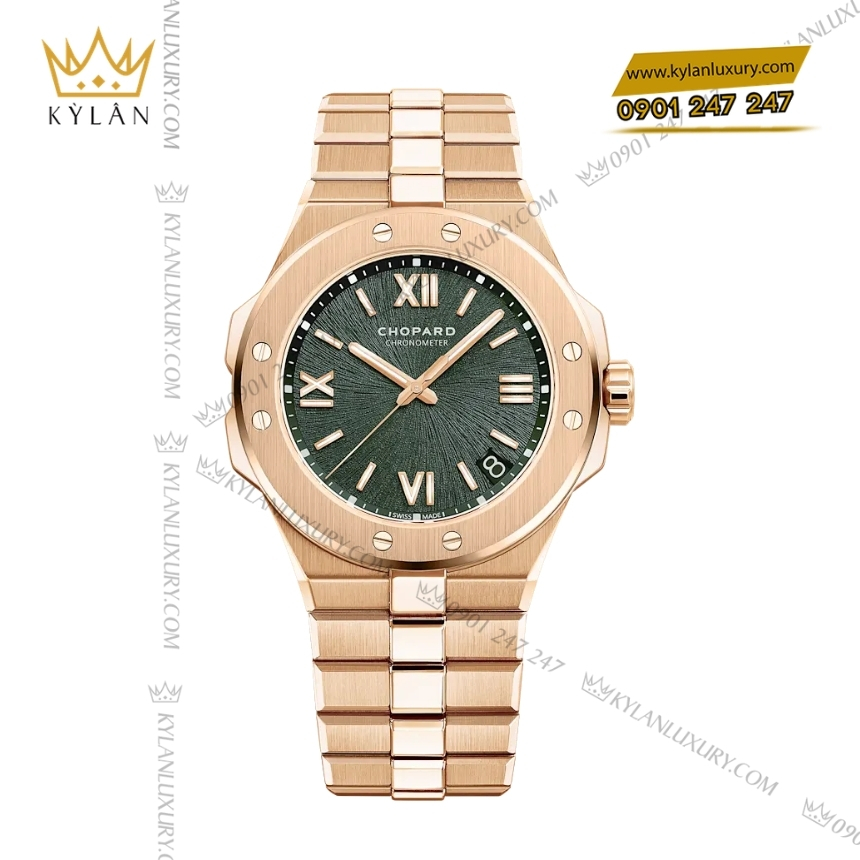 Kỳ Lân Luxury chopard alpine eagle 41 295363 5007 7 Đồng hồ Chopard Alpine Eagle 41 Pine Green 295363-5007