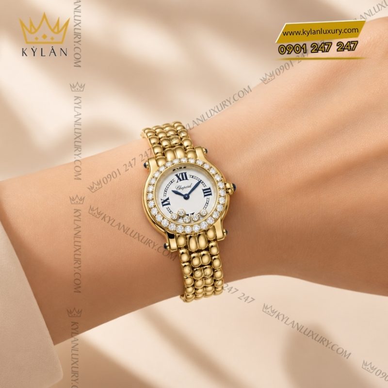 Đồng hồ Chopard Happy Sport The First vàng vàng 276678-0001