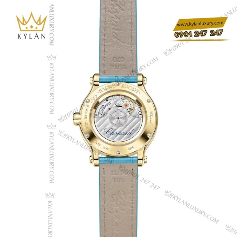 Đồng hồ Chopard Happy Sport Turquoise 275378-0002