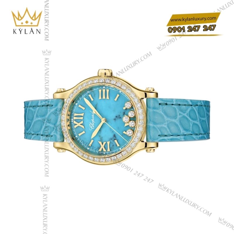 Đồng hồ Chopard Happy Sport Turquoise 275378-0002