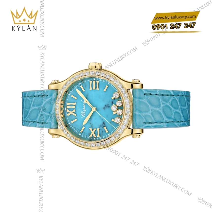 Kỳ Lân Luxury chopard happy sport turquoise 275378 0002 6 Đồng hồ Chopard Happy Sport Turquoise 275378-0002