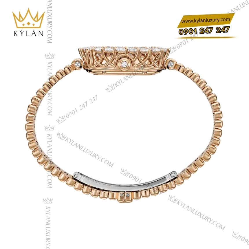 Kỳ Lân Luxury chopard lheure du diamant 10a387 5517 6 Đồng hồ Chopard L'Heure du Diamant vàng hồng 10A387-5517