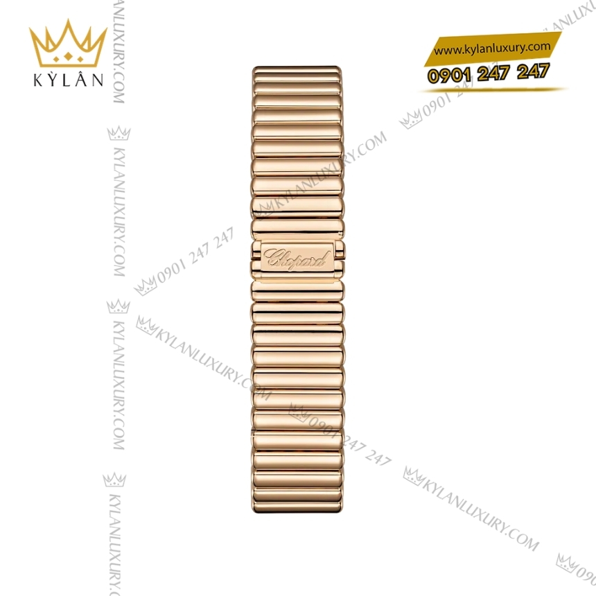 Kỳ Lân Luxury chopard lheure du diamant 10a387 5517 7 Đồng hồ Chopard L'Heure du Diamant vàng hồng 10A387-5517