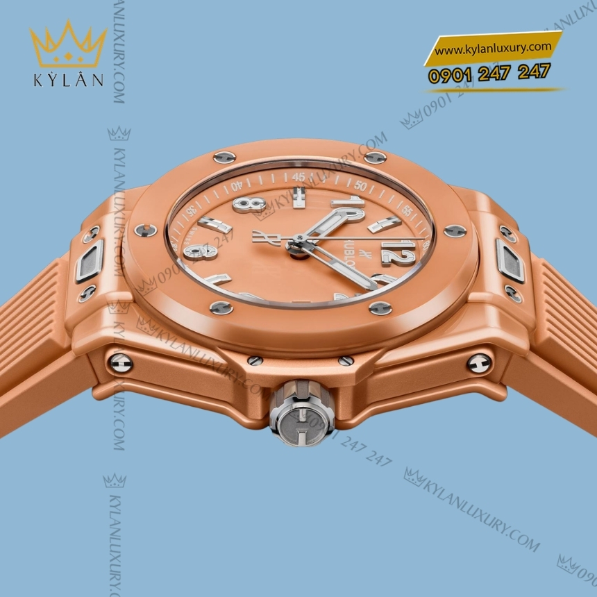 Kỳ Lân Luxury hublot big bang peach ceramic 33mm 5 Đồng hồ Hublot Big Bang Peach Ceramic 33mm