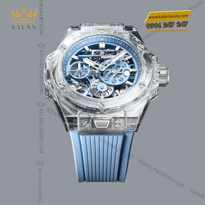 Kỳ Lân Luxury hublot big bang sapphire sky blue 44mm 5 Đồng hồ Hublot Big Bang Sapphire Sky Blue 44mm
