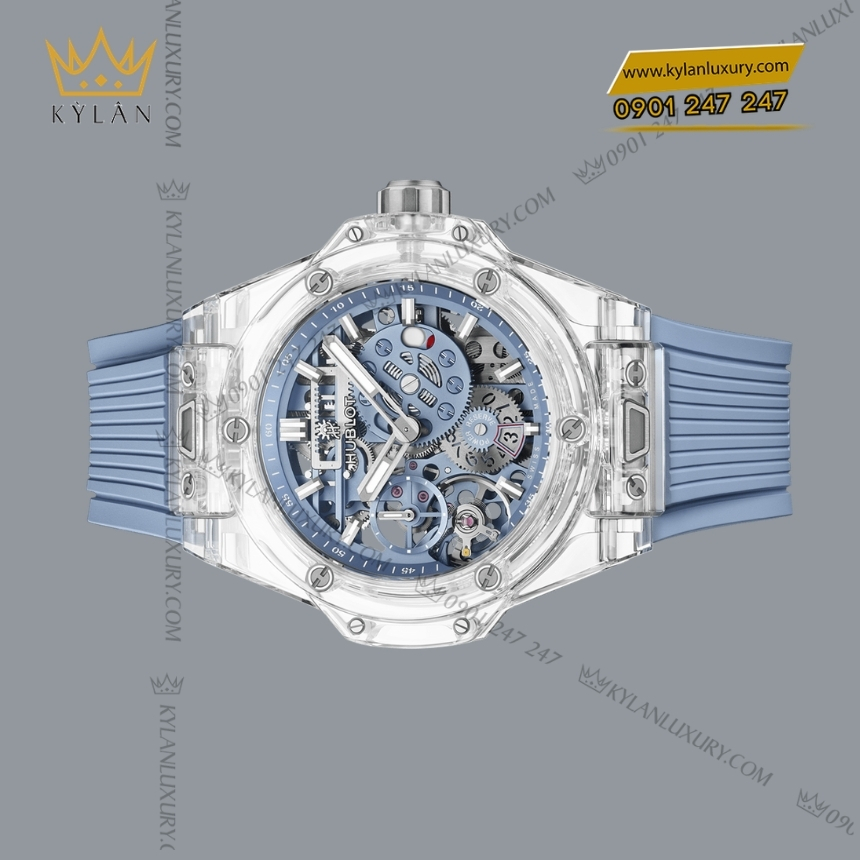 Kỳ Lân Luxury hublot big bang sapphire sky blue 44mm 7 Đồng hồ Hublot Big Bang Sapphire Sky Blue 44mm