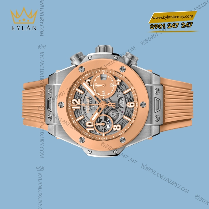 Kỳ Lân Luxury hublot big bang titanium peach ceramic 42mm 4 Đồng hồ Hublot Big Bang Titanium Peach Ceramic 42mm