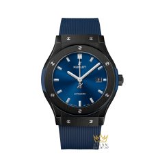 Đồng hồ Hublot Classic Fusion Ceramic Blue dây cao su 42mm