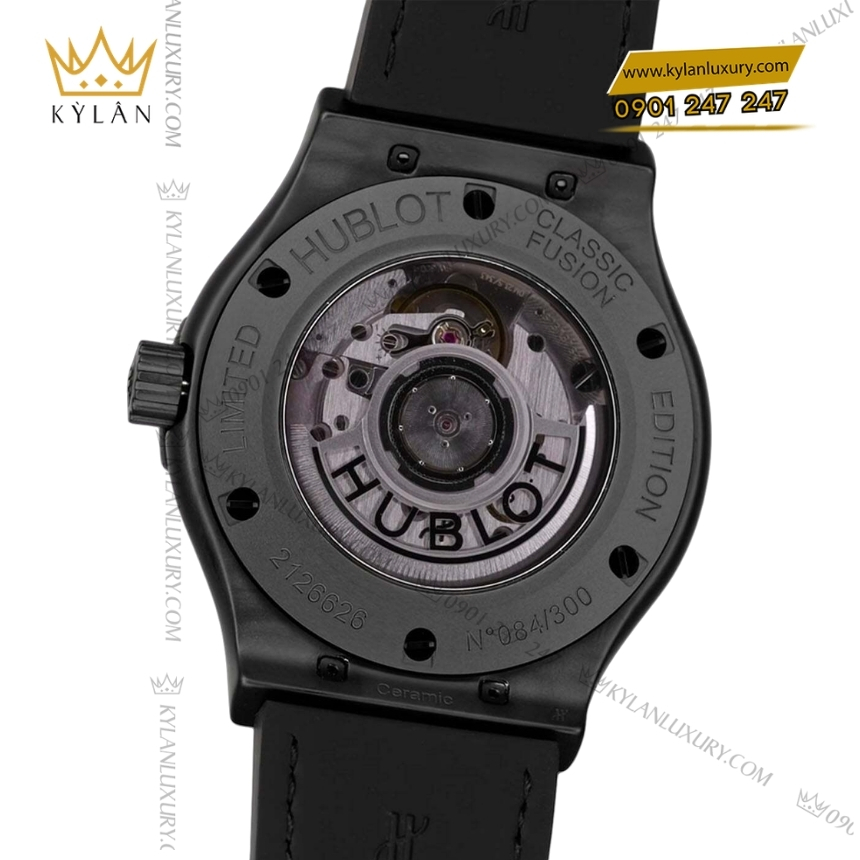 Kỳ Lân Luxury hublot classic fusion yohji yamamoto all black camo 42mm 4 Đồng hồ Hublot Classic Fusion Yohji Yamamoto All Black Camo 42mm