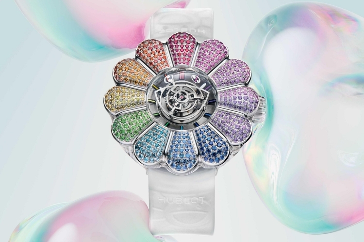 Kỳ Lân Luxury hublot mp15 phien ban gioi han 20 chiec 1 Hublot MP-15 Takashi Murakami Tourbillon Sapphire Rainbow – Sự giao thoa giữa nghệ thuật và chế tác