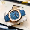 Đồng hồ Patek Philippe Aquanaut Travel Time mặt xanh xám 5269R-001