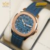 Đồng hồ Patek Philippe Aquanaut Travel Time mặt xanh xám 5269R-001