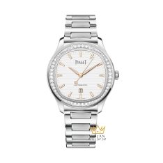 Đồng hồ Piaget Polo 36 thép mặt số trắng G0A46019