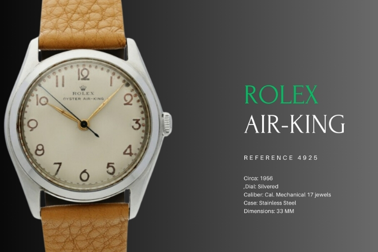 Rolex Air King – Mẫu đồng hồ ít phô trương nhưng giàu giá trị lịch sử 3 Kỳ Lân Luxury rolex air king di san hang khong huyen thoai 11 Rolex Air King – Mẫu đồng hồ ít phô trương nhưng giàu giá trị lịch sử