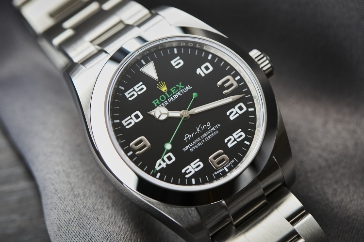 Rolex Air King – Mẫu đồng hồ ít phô trương nhưng giàu giá trị lịch sử 6 Kỳ Lân Luxury rolex air king di san hang khong huyen thoai 2 Rolex Air King – Mẫu đồng hồ ít phô trương nhưng giàu giá trị lịch sử