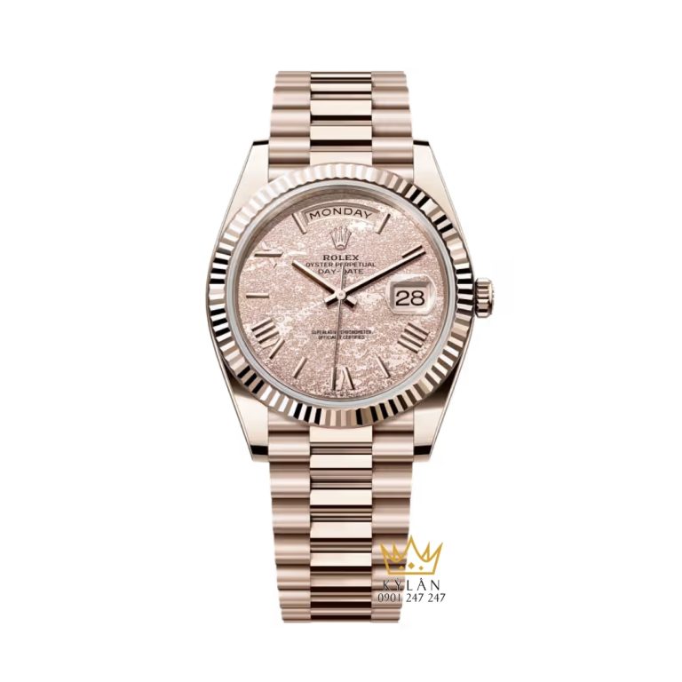 Đồng hồ Rolex Day Date 40 Gold Leaf Design 228235JG-0002