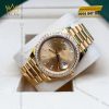 Đồng hồ Rolex Day Date 40 champagne vành kim cương 228348RBR-0002