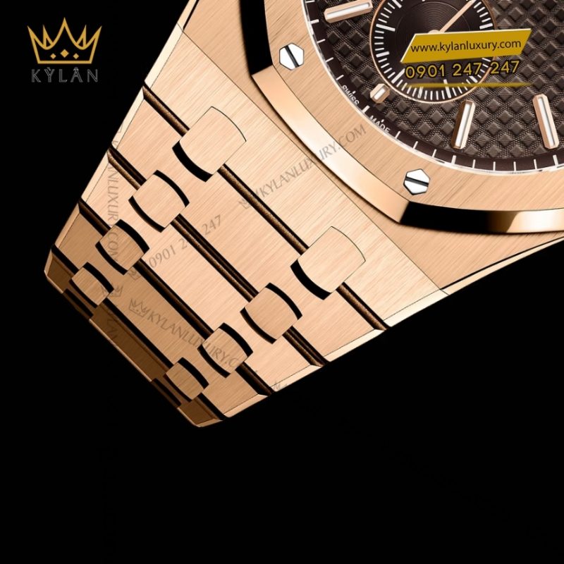 Đồng hồ Royal Oak Minute Repeater Supersonnerie mặt số nâu 26591OR
