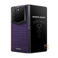 Vertu AlphaFold Alligator Skin Grape Purple 1TB