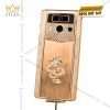 Điện thoại Vertu Meta 2 rồng vàng hồng đính kim cương