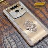 Điện thoại Vertu Meta 2 rồng vàng hồng đính kim cương