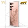 Điện thoại Samsung Galaxy S26 Ultra custom vàng hồng họa tiết phượng hoàng