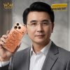 Điện thoại iPhone 17 Pro Max custom vàng hồng họa tiết rồng