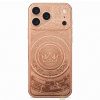 Điện thoại iPhone 17 Pro Max vàng hồng nguyên khối họa tiết logo vương miện Kỳ Lân Điện thoại iPhone 17 Pro Max vàng hồng nguyên khối họa tiết logo vương miện Kỳ Lân